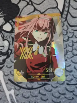 Zero Two Darling In The Franx SSR Goddess Story Anime Waifu Card Girl Foil - Image 1