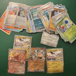 Random Pokemon Card Lot | SV Era | Over 200 Cards - Image 1