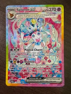 Sylveon EX Prismatic Evolutions 156/131 Special Illustration Pokemon Card - Image 1