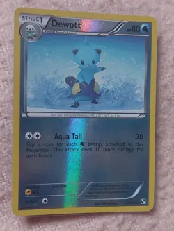 Dewott 30/114 Reverse Holo Black & White Pokemon Card - Image 1