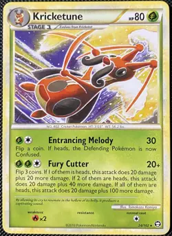 Kricketune 24/102 Triumphant Regular - Pokemon Card - Image 1