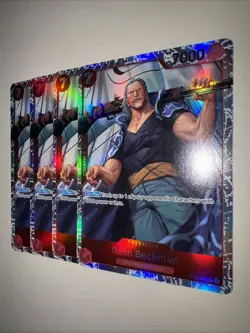 One Piece Card Game Benn.Beckman OP09-009 SR English X4 Playset TCG CCG - Image 3