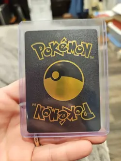 Pikachu VMax Rainbow Black Foil Fan Art Vinyl Textured Collector Card - Image 5