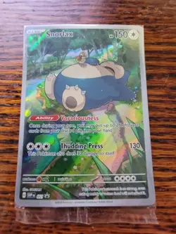 Snorlax 051 Sv: Scarlet & Violet Promo Cards Holo Sealed - Image 1