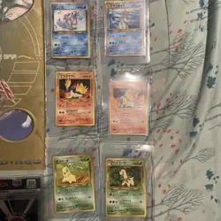 Neo Premium File Meganium Typhlosion Feraligatr Old Back Pokemon Card Japanese - Image 4