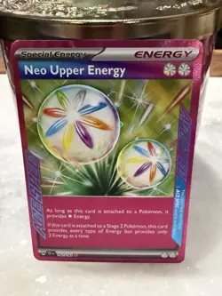 Pokemon Neo Upper Energy 162/162 SV05 Temporal Forces ACE SPEC Holofoil Card - Image 1