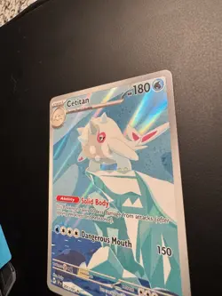 Pokemon Cetitan Holo TCG Card 201/191 Sv08: Surging Sparks Illustration Rare - Image 3