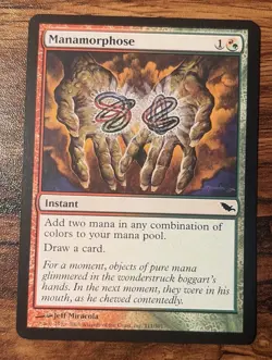 1X MTG Manamorphose SHM Shadowmoor Regular NM X1 - Image 1