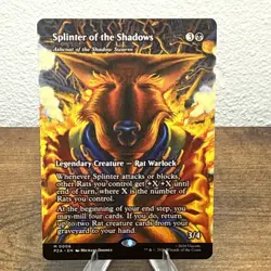 Splinter of the Shadows - Ashcoat of the Shadow Swarm (Borderless) Teenage... - Image 1