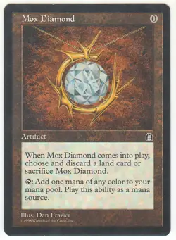 Mox Diamond - Stronghold - Lightly Played (Actual Scans) - Image 1