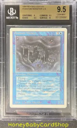 MTG 3rd Edition Revised 1994 Phantom Monster BGS 9.5 GEM MINT Old School 93/94 - Image 1