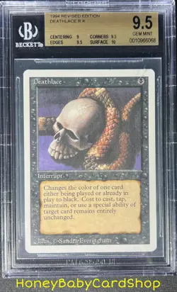 MTG 3rd Edition Revised 1994 Deathlace BGS 9.5 GEM MINT Old School 93/94 - Image 1