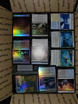 Magic The Gathering Bulk Meduim Flat Rate Box Full Of Uncommons And Commons - Image 1