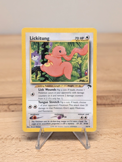 2001 Wizard of the Coast Black Star Promo Lickitung Southern Islands 16/18 HP - Image 1