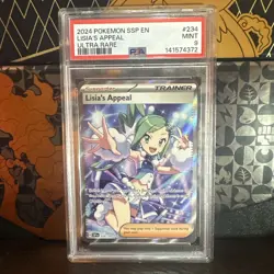 Lisias Appeal 234/191 Ultra Rare Pokemon TCG Surging Sparks PSA 9 - Image 1