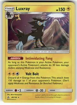 Luxray SM - Ultra Prism Holo Rare Pokemon Lightly played - Image 1