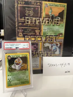 Dark Arbok Holo - PSA 8 - Pokemon 2000 2/82 Team Rocket - Image 1