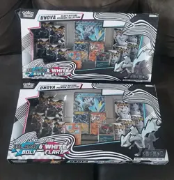 Pokemon TCG (2) Black Bolt & White Flare Unova Heavy Hitters Premium Collection - Image 1