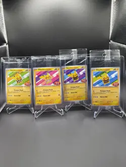SEALED SET - 4 Pikachu Batik Indonesia Promo Pokemon 101/SV-P 155 154 190/SV-P - Image 1