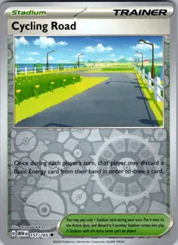 Pokemon | SV: Scarlet & Violet 151 | Cycling Road | 157/165 | Reverse Holo | NM - Image 1