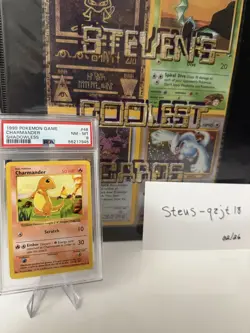 Charmander Shadowless - PSA 8 - Pokemon Base Set 046/102 - Image 1