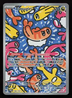 Tatsugiri #186/167 SV06: Twilight Masquerade Pokemon (1M) - Image 1