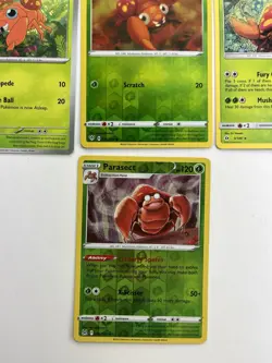 Pokemon Tcg Lot of 7 Paras, Parasect Reverse Holo Common basic - Image 4