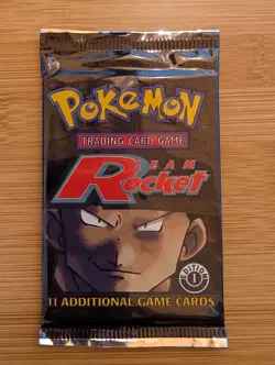 🔥HEAVYU 21 Grams POKEMON TEAM ROCKET 1ST Edition Booster Pack FACTORY SEALED - Image 4