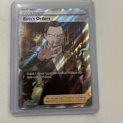 2020 Pokemon Rebel Clash SWSH02 #189/192 Boss's Orders (Full Art) - Image 1