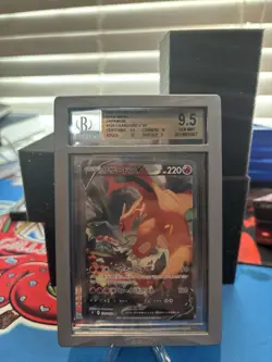 2022 Pokemon Japanese Sword & Shield Star Birth #103 Charizard V SR BGS 9.5 - Image 1