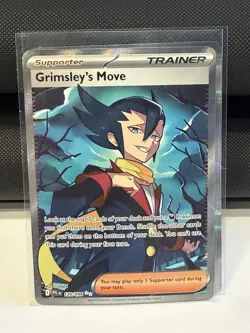Grimsley’s Move 120/094 Phantasmal Flames Full Art English Pokemon TCG MINT - Image 1