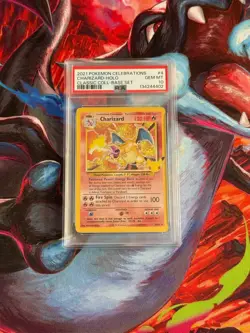 2021 POKEMON CELEBRATIONS CLASSIC COLL #4 CHARIZARD-HOLO PSA 10 #4 - Image 3