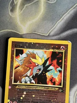 Pokemon Entei Black Star Promo 34 Wizards of the Coast LP - Image 2