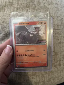 Pokemon Reshiram Stamped Holo 017/094 Rare 130 HP 🧿 - Image 1