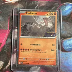 Pokemon Reshiram Stamped Holo 017/094 Rare 130 HP 🧿 - Image 3