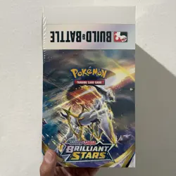 Pokemon Sword & Shield Brilliant Stars Build & Battle DISPLAY - Factory Sealed - Image 1