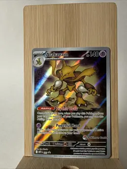 Alakazam 009 Mega Evolutions Black Star Promo Pokemon Center stamp NM🔥🔥 - Image 1