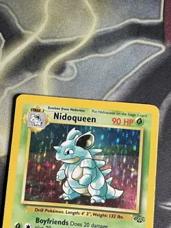 Pokemon TCG Nidoqueen 7/64 Jungle Set Holo Rare Unlimited WOTC Vintage - Image 2