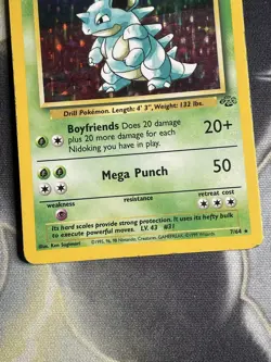 Pokemon TCG Nidoqueen 7/64 Jungle Set Holo Rare Unlimited WOTC Vintage - Image 3
