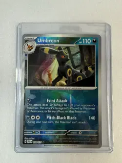 Pokemon TCG Umbreon 059/131 Prismatic Evolutions Master Ball Reverse Holo NM - Image 1