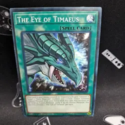 The Eye of Timaeus LEDD-ENA21 1st Edition LP Light Play Yu-Gi-Oh! Card - Image 1