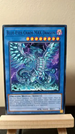 Blue-Eyes Chaos MAX Dragon 1st Ed Misprint [NM] - Yu-Gi-Oh! SDWD [Common] - Image 1