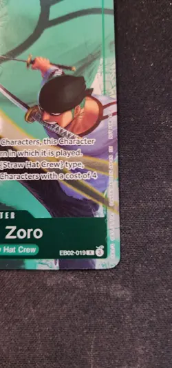 Roronoa Zoro (Winner Pack 2025 Vol. 3) EB02-019 One Piece Promotion Foil MINT - Image 4