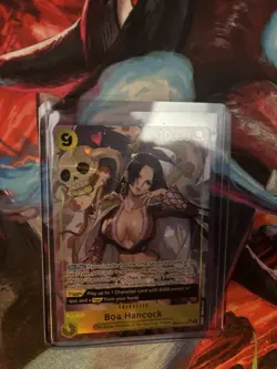 One Piece Boa Hancock - OP14-112 SR (Alternate Art) The Azure Sea's Seven (OP14) - Image 2
