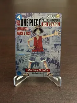 Monkey.D.Luffy (055) (College Basketball US Voyage) P-055 One Piece Promotion - Image 1