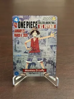Monkey.D.Luffy (055) (College Basketball US Voyage) P-055 One Piece Promotion - Image 3