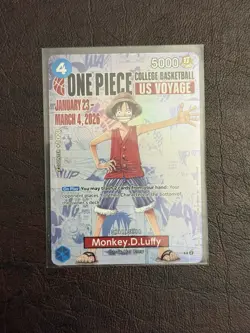Monkey.D.Luffy (055) (College Basketball US Voyage) P-055 One Piece Promotion - Image 4