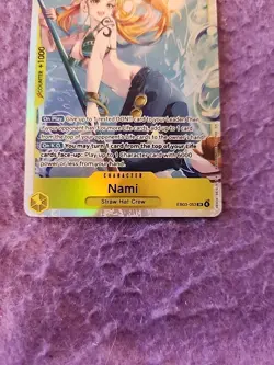 One Piece TCG Heroines Nami EB03-053 Super Rare - Image 3