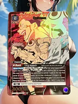 Sukuna UE03BT/JJK-1-047 Rare Star Parallel Union Arena Jujutsu Kaisen - Image 1