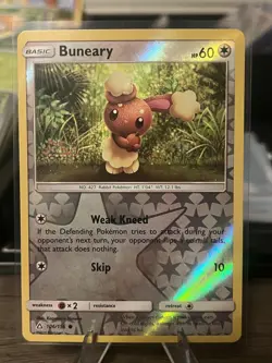 Pokemon TCG Buneary 106/156 Reverse Holo Pokemon Card Lightly Played English - Image 1